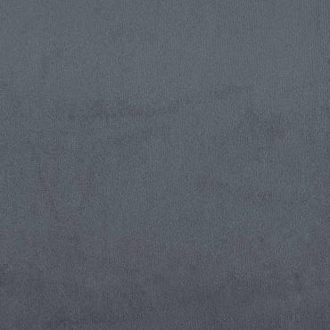 vidaXL Κρεβάτι Boxspring με Στρώμα Σκούρο Γκρι 80x220 εκ. Βελούδινο