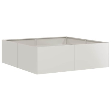 vidaXL Ζαρντινιέρα 100x100x30 εκ. από Ανοξείδωτο Ατσάλι