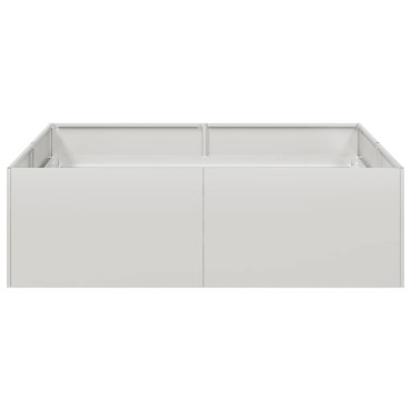 vidaXL Ζαρντινιέρα 100x100x30 εκ. από Ανοξείδωτο Ατσάλι