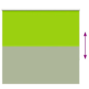vidaXL Roller Blind Blackout φύλλα πράσινα 150x150 cm Πλάτος υφάσματος