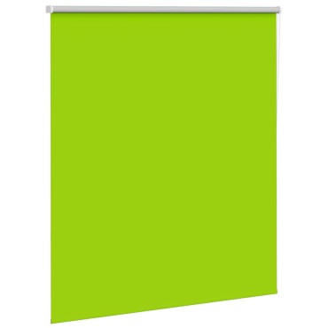 vidaXL Ρολέρ Μπλακάουτ φύλλα πράσινα 125x150 cm Πλάτος υφάσματος