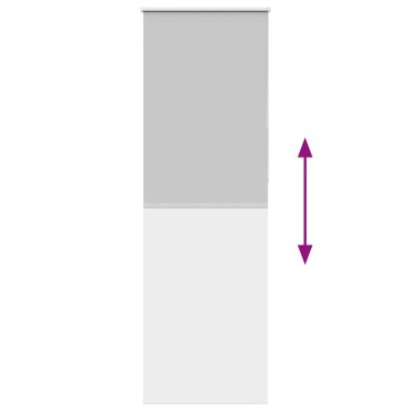 vidaXL Ρολέρ Μπλακάουτ ανοιχτό γκρι 80x230 cm Πλάτος υφάσματος 75,7cm