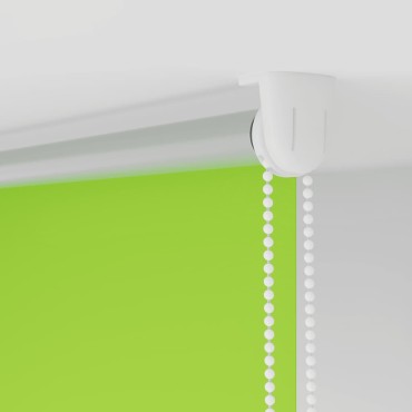 vidaXL Ρολέρ Μπλακάουτ φύλλα πράσινα 105x150 cm Πλάτος υφάσματος