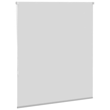 vidaXL Roller Blind Blackout ανοιχτό γκρι 135x130 cm Πλάτος υφάσματος