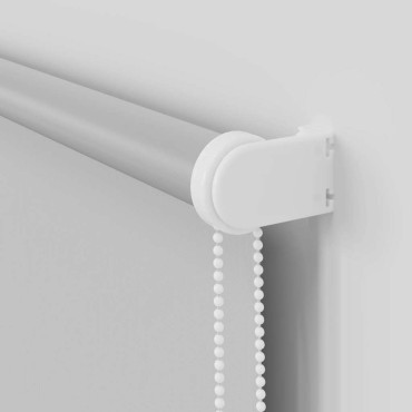 vidaXL Roller Blind Blackout ανοιχτό γκρι 135x150 cm Πλάτος υφάσματος