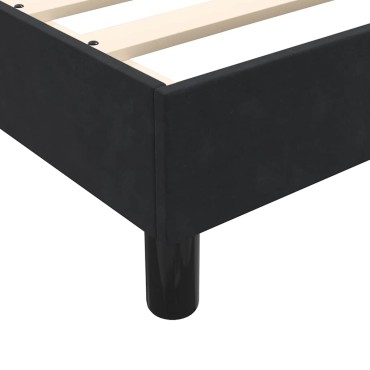 vidaXL Box Spring Κρεβάτι χωρίς στρώμα Μαύρο 120x210 cm Βελούδινο