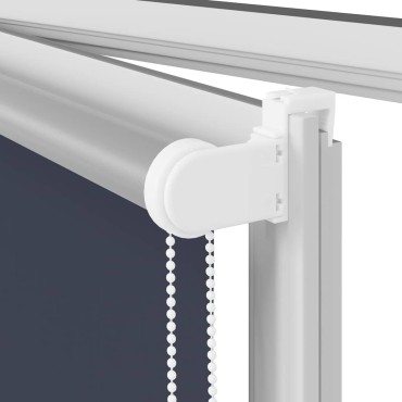 vidaXL Ρολέρ Μπλακάουτ Ναυτικό 150x150 εκ. Πλάτος υφάσματος 146,6 εκ.