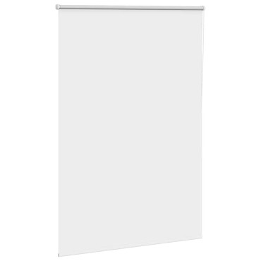 vidaXL Ρολέρ Μπλακάουτ Λευκό 115x130 εκ. Πλάτος υφάσματος 110,7 εκ.