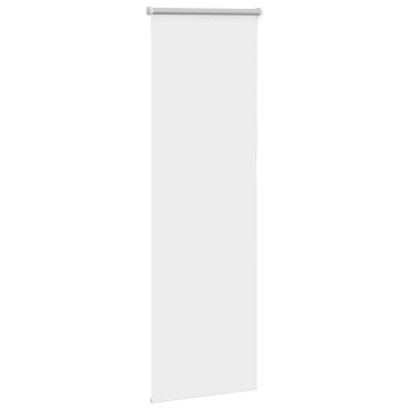 vidaXL Ρολέρ Μπλακάουτ Λευκό 50x150 εκ. Πλάτος υφάσματος 45,7 εκ.