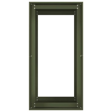 vidaXL Ζαρντινιέρα Λαδί 40x80x80 εκ. από Χάλυβα