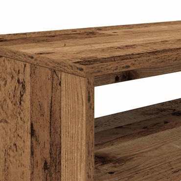 vidaXL Έπιπλο Τηλεόρασης Παλιό Ξύλο 80x40x40cm από Μοριοσανίδα