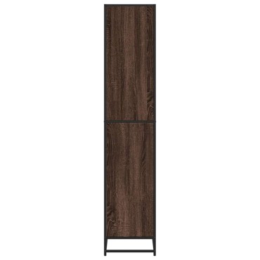 vidaXL Βιβλιοθήκη καφέ δρυς 60x35x170,5cm Κατασκευασμένο ξύλο 1 τεμ.