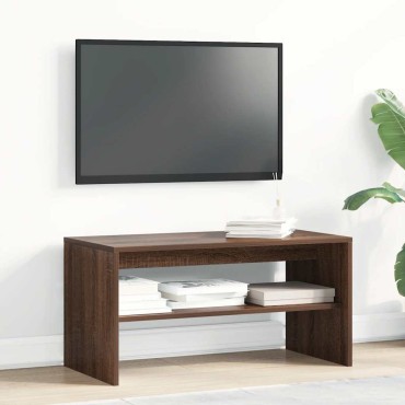 vidaXL Έπιπλο Τηλεόρασης Καφέ Δρυς 80x40x40cm Επεξεργασμένο Ξύλο