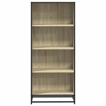 vidaXL Βιβλιοθήκη Sonoma Oak 60x35x139cm Ξύλινη κατασκευή 1 τεμ.