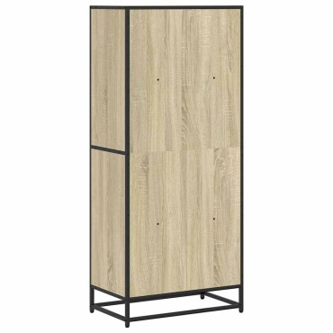 vidaXL Βιβλιοθήκη Sonoma Oak 60x35x139cm Ξύλινη κατασκευή 1 τεμ.