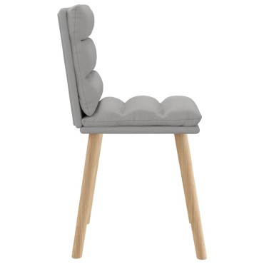 vidaXL Καρέκλες τραπεζαρίας 4 τεμ. Cloud Grey Fabric 45x54x86 cm
