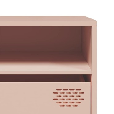 ντουλάπι τηλεόρασης vidaXL Ροζ 202x39x43,5cm Ατσάλι ψυχρής έλασης