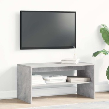 vidaXL Έπιπλο Τηλεόρασης Γκρι Σκυροδέματος 80x40x40cm Μοριοσανίδα