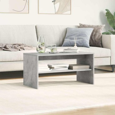 vidaXL Έπιπλο Τηλεόρασης Γκρι Σκυροδέματος 80x40x40cm Μοριοσανίδα