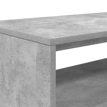 vidaXL Έπιπλο Τηλεόρασης Γκρι Σκυροδέματος 80x40x40cm Μοριοσανίδα