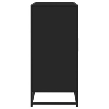 vidaXL Μπουφές Μαύρος 92x35x76cm από Επεξεργασμένο Ξύλο 1 τεμ.