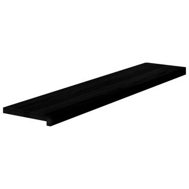 vidaXL Πέλματα Σκάλας 2 τεμάχια Σκούρο καφέ 120x30x2cm Ξύλο μασίφ δρυς