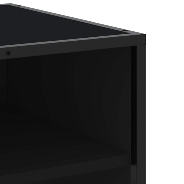 ντουλάπι τηλεόρασης vidaXL Μαύρο 270x40x46cm Κατασκευασμένο ξύλο