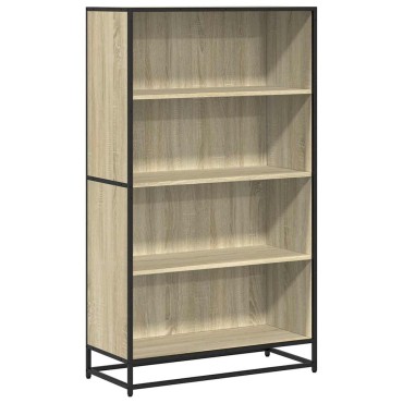 vidaXL Βιβλιοθήκη Sonoma Oak 80,5x35x139cm Ξύλινη κατασκευή 1 τεμ.