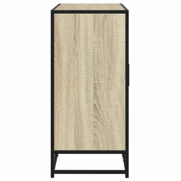 vidaXL Sideboard Sonoma Oak 92x35x76cm Κατασκευασμένο ξύλο 1 τεμ.