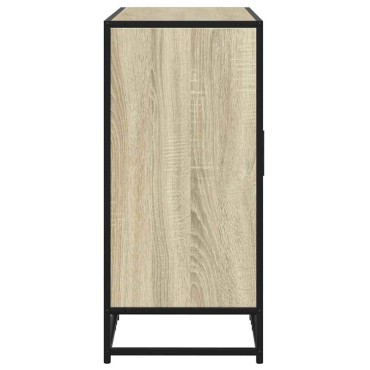 vidaXL Sideboard Sonoma Oak 92x35x76cm Κατασκευασμένο ξύλο 1 τεμ.