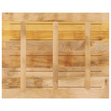vidaXL Επιτραπέζια επιφάνεια 90x80x3,8cm Ορθογώνια από μασίφ ξύλο