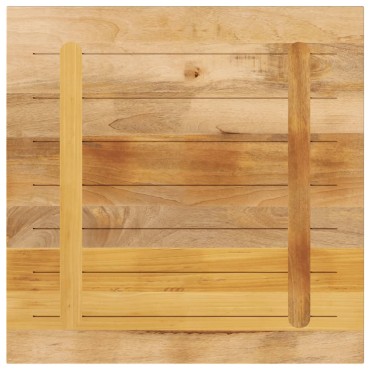 vidaXL Επιτραπέζια επιφάνεια 70x70x3,8cm τετράγωνο μασίφ ξύλο