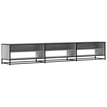 ντουλάπι τηλεόρασης vidaXL Γκρι Sonoma 270x40x46cm Κατασκευασμένο ξύλο