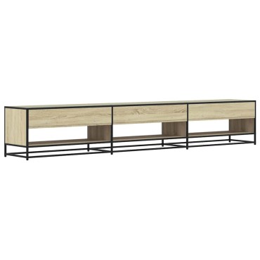 vidaXL Ντουλάπι τηλεόρασης Sonoma Oak 270x40x46cm Κατασκευασμένο ξύλο