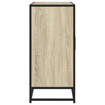vidaXL Sideboard Sonoma Oak 92x35x76cm Κατασκευασμένο ξύλο 1 τεμ.