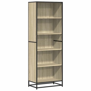 vidaXL Βιβλιοθήκη Sonoma Oak 60x35x170,5cm Ξύλινη κατασκευή 1 τεμ.
