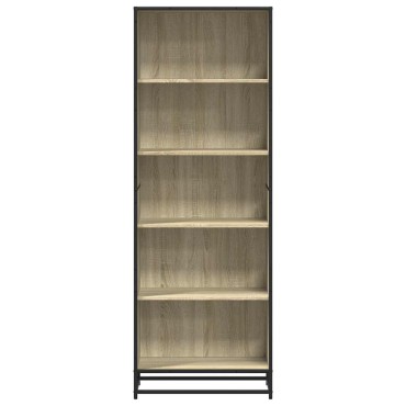 vidaXL Βιβλιοθήκη Sonoma Oak 60x35x170,5cm Ξύλινη κατασκευή 1 τεμ.