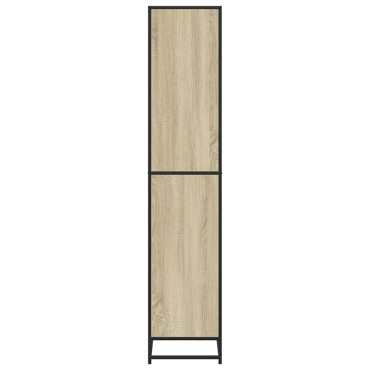 vidaXL Βιβλιοθήκη Sonoma Oak 60x35x170,5cm Ξύλινη κατασκευή 1 τεμ.