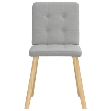 vidaXL Καρέκλες τραπεζαρίας 6 τεμ. Cloud Grey Fabric 45x54x86 cm