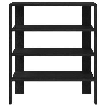 Ράφι παπουτσιών vidaXL Μαύρο 61x32x70cm Κατασκευασμένο ξύλο