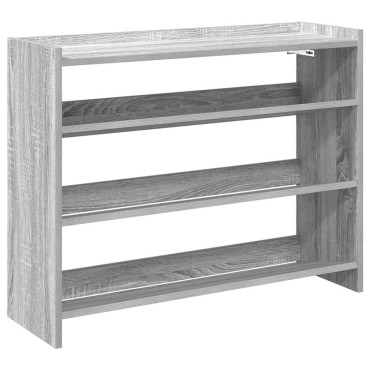Ράφι παπουτσιών vidaXL Γκρι Sonoma 80x25x62cm Κατασκευασμένο ξύλο