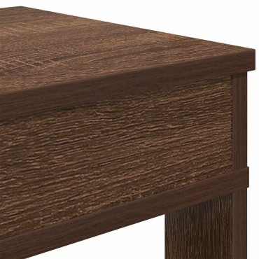 vidaXL Ράφι παπουτσιών καφέ δρυς 80x30x98cm Κατασκευασμένο ξύλο
