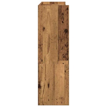 Ράφι παπουτσιών vidaXL Παλιό ξύλο 80x25x81cm Κατασκευασμένο ξύλο