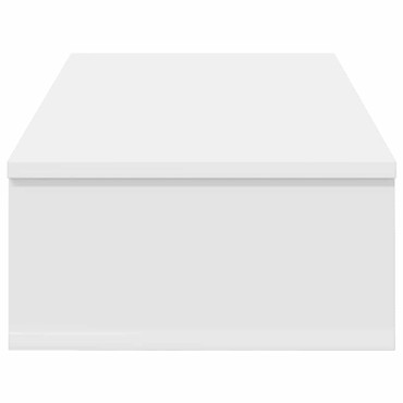 vidaXL Ράφι τοίχου με συρτάρια Λευκό 80x34x17cm Κατασκευασμένο ξύλο 1 τεμ.
