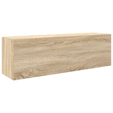 vidaXL Ντουλάπι τοίχου μπάνιου Sonoma Oak 100x25x30cm 1 τεμ.