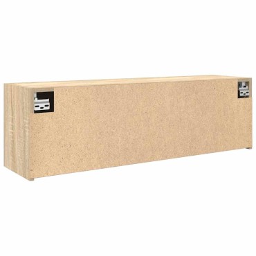 vidaXL Ντουλάπι τοίχου μπάνιου Sonoma Oak 100x25x30cm 1 τεμ.