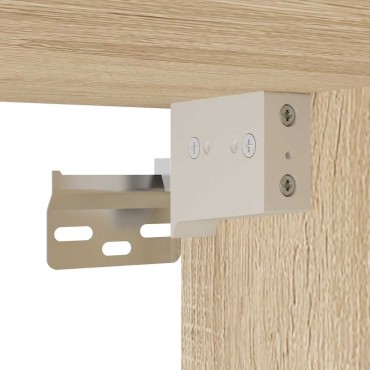vidaXL Ντουλάπι τοίχου μπάνιου Sonoma Oak 100x25x40cm 1 τεμ.