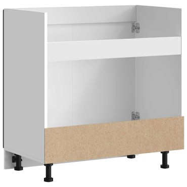 vidaXL Ντουλάπι βάσης νεροχύτη Kalmar Μαύρο 80x46x81,5cm Επεξ. Ξύλο 1 τεμ.