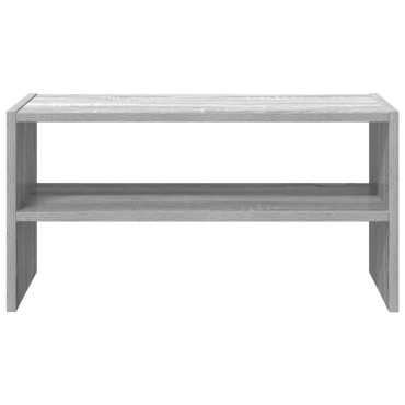 vidaXL Ράφι παπουτσιών στοιβαζόμενο γκρι Sonoma 60x30x30,5cm