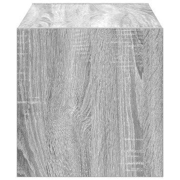 vidaXL Ράφι παπουτσιών στοιβαζόμενο γκρι Sonoma 60x30x30,5cm